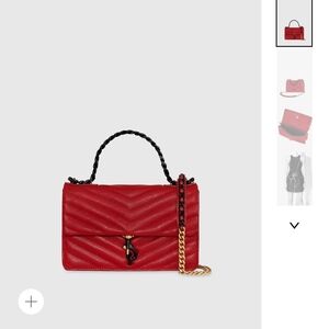 Red Quilted Handbag